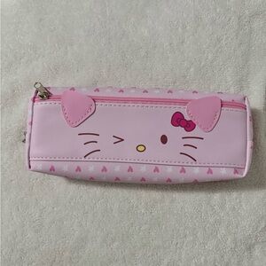 New Hello Kitty Zippered Pencil Case